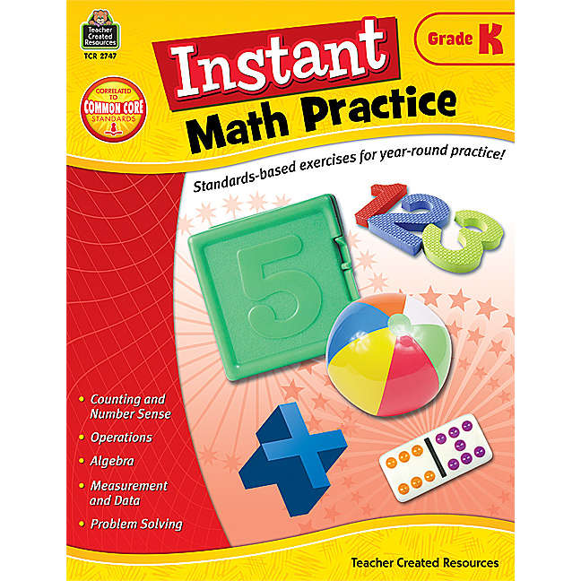 Instant Math Practice Grade K