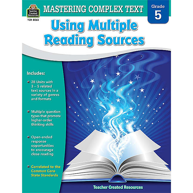 Mastering Complex Text Using Multiple Reading Sources Grade 5
